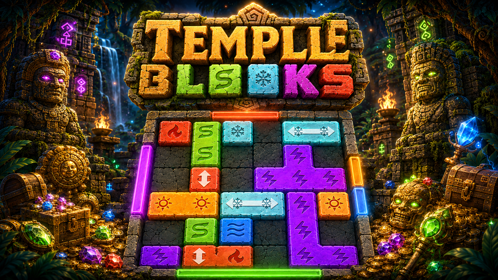 Temple Blocks game